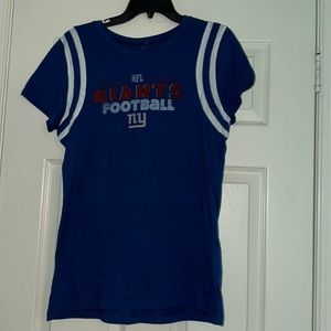 New York Giants Team Apparel women's t-shirt size large blue New with tags NFL
